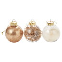 【ポイント10倍中 7/26 09:59迄】 クリスマス ボールオーナメント とりよせ品 ボールオーナメント(1箱3コ入) インテリア小物 アレンジメント 装飾...