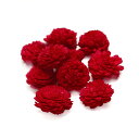 ハンドメイドフラワー 花材 即日出荷 ソーラーダリア 4cm レッド 花材 素材 材料 パーツ ドライフラワー ソーラー 赤 ハンドメイドフラワー ブーケ スワ...