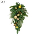 クリスマス リース とりよせ品 ミックスティアドロップ スワッグ 壁飾り 木の実 クリスマス クリスマス装飾 クリスマス飾り クリスマスアレンジ クリスマスフラワー 造花 クリスマスリース ハンガー ツリー クリスマスツリー もみの木 葉っぱ インテリア