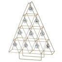 インテリア クリスマス ツリー 小さい とりよせ品 ツリーオーナメント クリスマスツリー 卓上型 ボールオーナメント オーナメントボール キラキラ 金 アスカ ...