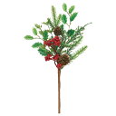 クリスマス 造花 グリーン とりよせ品 ミックスベリーピック クリスマス クリスマスインテリア クリスマスアレンジ 装飾 木の実 松ぼっくり まつぼっくり 人工植物 インテリアグリーン フェイクグリーン フェイク観葉植物 ピック アスカ ASCA アスカ商会