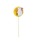 《 お月見 うさぎ 和雑貨 》 とりよせ品 うさぎ月見ピック すすき 和雑貨 季節小物 十五夜 ちりめん うさぎ ウサギ 秋 パーツ アレンジメント 花資材 装...