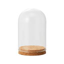 ガラス ベース とりよせ品 Glass Dome with Cork(グラスドーム ウィズ コルク)*1セット(6点入り) 花瓶 コンポート インテリア 花資材...