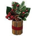 【ポイント10倍中 7/11 09:59迄】 クリスマス インテリア とりよせ品 ホーリーアレンジメント オーナメント クリスマス 雑貨 ディスプレイ デコレーション パーツ 材料 クリスマスリース イベント プレゼント ギフト パーティ 雪 アスカ ASCA アスカ商会