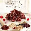 プリザーブドフラワー 花材 即日出荷 ピラミッドアジサイ・ヘッド 花材 素材 材料 パーツ アジサイ あじさい ゴールド パープル レッド ホワイト 白 赤 紫...