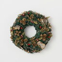 クリスマス リース とりよせ品 ジーヴルリース(S) 造花 クリスマスリース スワッグ ハンガー ツリー クリスマスツリー もみの木 葉っぱ オーナメント インテリア 雑貨 ディスプレイ デコレーション パーツ 材料 イベント プレゼント ギフト パーティ 雪