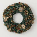 クリスマス リース とりよせ品 ジーヴルリース(L) 造花 クリスマスリース スワッグ ハンガー ツリー クリスマスツリー もみの木 葉っぱ オーナメント インテリア 雑貨 ディスプレイ デコレーション パーツ 材料 イベント プレゼント ギフト パーティ 雪