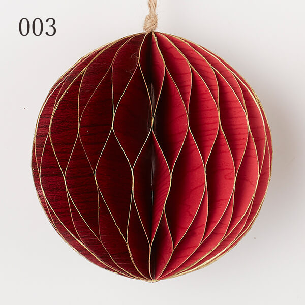 《 クリスマス ボールオーナメント 》◆とりよせ品◆花びし ペーパーオーナメント・ボール(L)ボール