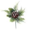 造花 クリスマス コーンツリー とりよせ品 スノーコーンピック ピック 造花 もみの木 葉っぱ オーナメント クリスマス クリスマスリース インテリア 雑貨 ディスプレイ デコレーション パーツ 材料 イベント プレゼント ギフト パーティ スノー ビバ工芸
