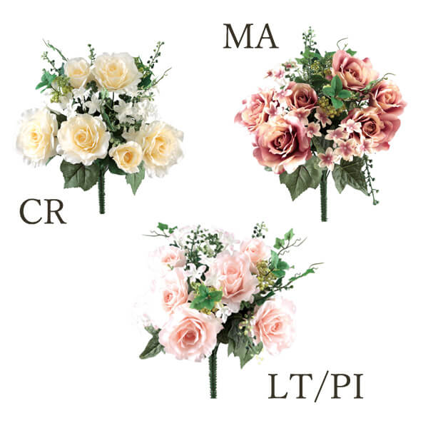 【ポイント10倍中 7/26 09:59迄】 造花 とりよせ品 アストラローズブッシュ 花束 ブーケ バラ 薔薇 ローズ インテリア インテリアフラワー フェイクフラワー シルクフラワー インテリアグリーン フェイクグリーン アートフラワー イミテーション ビバ工芸