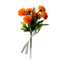 【ポイント10倍中 7/11 09:59迄】 造花 とりよせ品 ポンポンピック オレンジ 和 菊 マム インテリア インテリアフラワー フェイクフラワー シルク...
