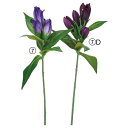 ★P10倍 10/14 20時から★ 仏花 造花 とりよせ品 リンドウピック りんどう 竜胆 白 紫 パープル 造花仏花 お供え花 供花 墓花 盆花 お盆 お彼岸 お葬式 お悔やみ花 仏事 花材 アスカ ASCA アスカ商会