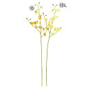 【ポイント10倍中 7/26 09:59迄】 造花 とりよせ品 オンシジューム×12 つぼみ×6 黄色 オンシジウム 雀蘭 スズメラン 群雀蘭 ムレスズメラン ...