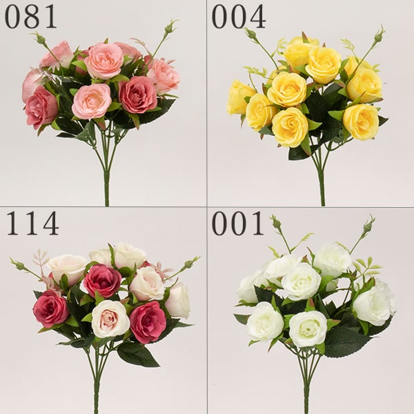 造花 とりよせ品 フレッシュローズブッシュ×5(11F) インテリア インテリアフラワー フェイクフラワー シルクフラワー インテリアグリーン フェイクグリーン アートフラワー イミテーション アーティフィシャルフラワー 花材 花資材 素材 材料 パーツ 春