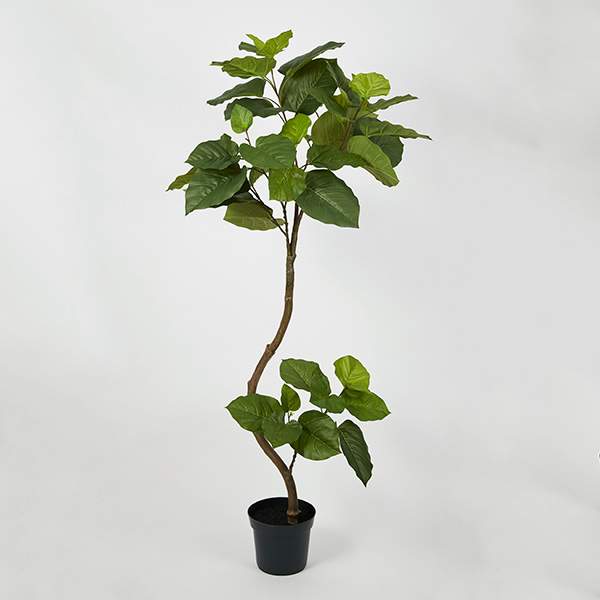 《 フェイクグリーン 観葉植物 》◆とりよせ品◆ ツイストウンベラータポット グリーン観葉植物 観葉樹 フェイクグリーン リーフ おしゃれ 南国風 インテリア 人工観葉 インテリアフラワー フェイクフラワー