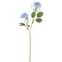 《 造花 》◆とりよせ品◆Viva カスミ&ローズx2 ブルー ブルーインテリア インテリアフラワー フェイクフラワー シルクフラワー インテリアグリーン フェイクグリーン アートフラワー イミテーション