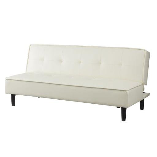 【送料都度見積商品】東谷(あずまや) ソファベッド ホワイト GS-4WH【メーカー直送品】