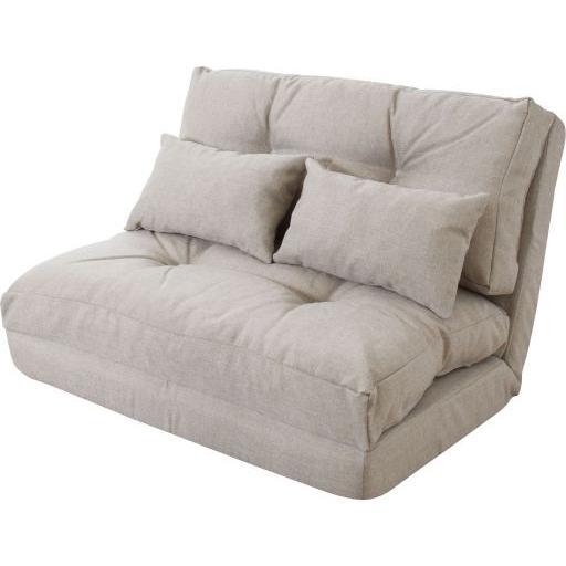 東谷(あずまや) エリス 3WAYソファベッド ベージュ LSS-18BE【メーカー直送品】