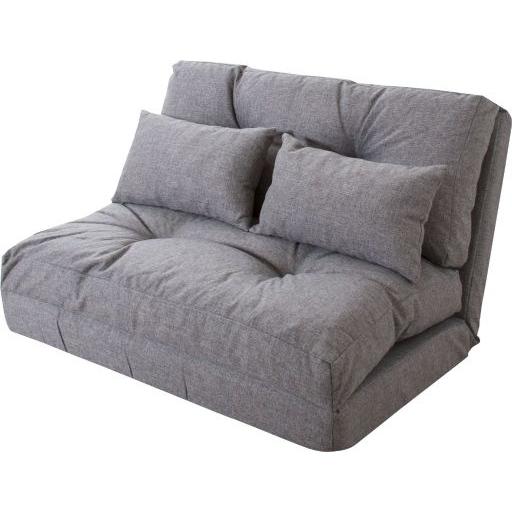 東谷(あずまや) エリス 3WAYソファベッド グレー LSS-18GY【メーカー直送品】