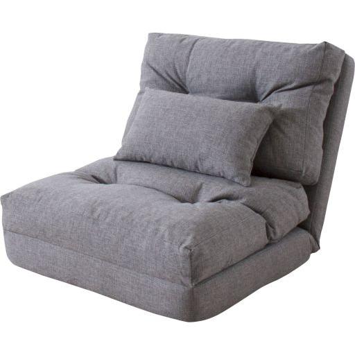 東谷(あずまや) エリス 3WAYソファベッド シングル グレー LSS-29GY【メーカー直送品】