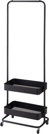 東谷(あずまや) ハンガーワゴン ブラック LFS-52BK【メーカー直送品】