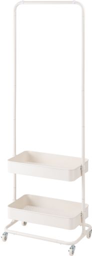 東谷(あずまや) ハンガーワゴン ホワイト LFS-52WH【メーカー直送品】