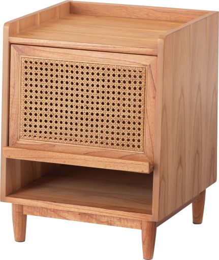 東谷(あずまや) ナイトテーブル ナチュラル PM-514NA【メーカー直送品】