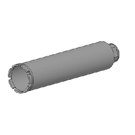 コンセック 湿式 M27ねじ 薄刃一体式コアビット スタンダードONE M27ネジ ボンドM φ80x260L(4)