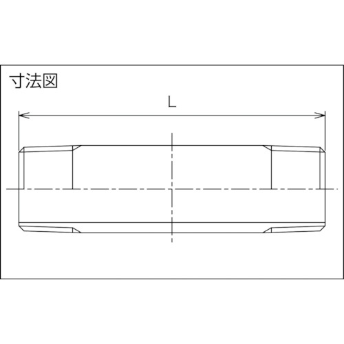 フローバル(FLOBAL) 両長ニップル(SUS304TP) 04120034