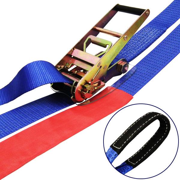 FREAK ラッシングベルト青 アイ5ton 幅75mm×長さ1+7m