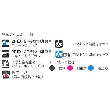 ハタヤリミテッド 漏電遮断器付 BR型コードリール 100V型 BR-301