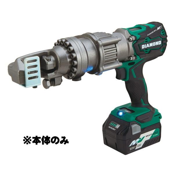 SD390対応で、切断速度が約2秒と速くなり、軽量化と以前よりもパワーアップ。 ヘッド部360度回転のコードレス鉄筋カッター わすか2秒で切断可能 ブラシレスモーター搭載 高耐久・長寿命・メンテナンスフリー 1チャージの最大切断本数はD13鉄筋約380本、D16鉄筋約250本を実現しました。 エアバックをなくしたスリムなヘッドは、360度回転する為、幅狭箇所でも活躍します。 リリースバルブ機構の搭載で鉄筋噛み込み時にも油圧の解除が可能です。 飛散防止ガードの装着で鉄筋切断片による事故を低減します。 本体重量4.9KGのスリムボディです。 実用充電19分、フル充電25分で業界最速の充電速度。 【能力】 切断能力：SD390鉄筋 D16以下 (4〜16mm) 切断速度：約2秒 電源：リチウムイオン電池 DC36V 2.5Ah 本体寸法：(L)340×(W)88×(H)262mm 質量：5.6kg(バッテリー含む) 【機構】 リリースバルブ機構 飛散防止ガード ブラシレスモーター 【標準付属品】 工具セット サイドハンドル 専用樹脂ケース カッターブロック1CL003(No.13L)