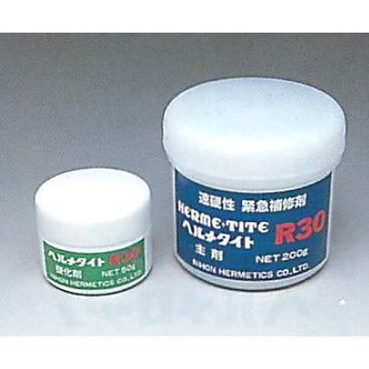 日本ヘルメチックス ヘルメタイト R30 500gセット 緊急補修剤・速硬性