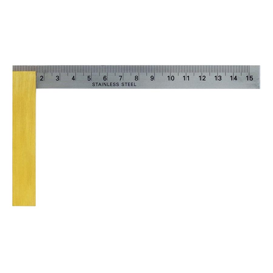 新潟精機（SK）真鍮スコヤ 目盛付 150mm BSQ-150【メーカー直送品】
