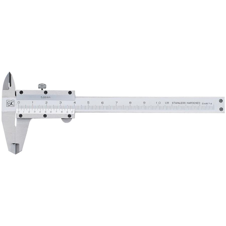 新潟精機（SK）標準ポケットノギス 100mm SK-M100【メーカー直送品】