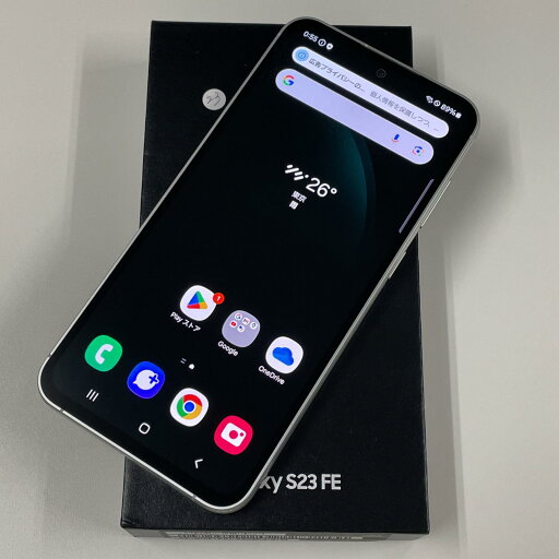 【中古】au Galaxy S23 FE SCG24 ミント SIMロック解除済 中古スマホ 中古iphone 保証付き 送料無料 白ロム 中古携帯