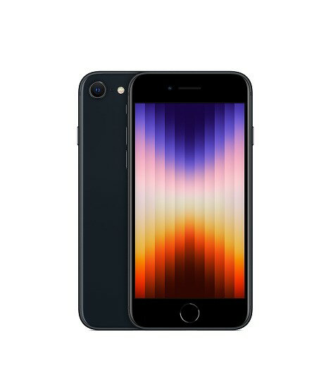 【中古】au iPhone SE(第3世代) 64GB ミッドナイト SIMロック解除済 中古スマホ 中古iphone 保証付き 送料無料 白ロム 中古携帯