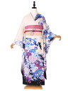 【成人式】振袖レンタル振り袖 着物レンタル 白×青 かっこいい 京都仕入 二十歳 お祝い 20歳 レディース着物レンタル 女性着物 firisode フルセット...