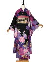 【成人式】振袖レンタル 成人式 振り袖レンタル furisode 二十歳のお祝い せいじんしき 20歳 女性 着物 結納 結婚式 紫 牡丹に蝶 155cm 16...