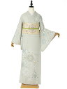 着物 レンタル 七五三 母 【幅広】訪問着 レンタル トールサイズ 結婚式 七五三 お宮参り 往復送料無料 化繊 グレー 華紋 大きいサイズ 15号〜19号 1...