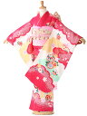 七五三 着物 7歳 フルセット レンタル 七五三 レンタル 7歳 女の子 送料 無料 日本製 115cm 120cm 125cm ピンク 7524【レンタル】