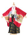 大き目 七五三 レンタル 5歳 男の子 かんたん 簡単着付 フルセット七五三 5歳 袴 レンタル フルセット 七五三 衣装 レンタル 袴サイズ 110cm 11...