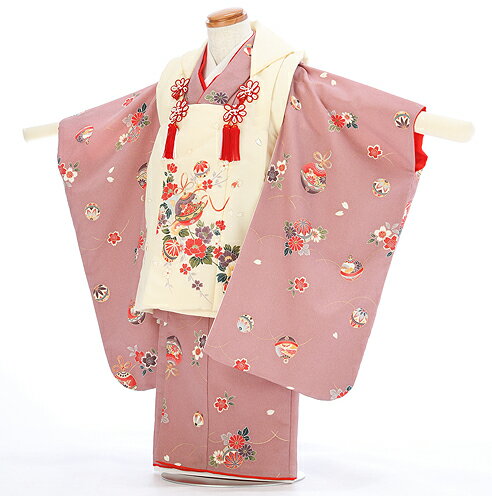 七五三 着物 3歳 レンタル 七五三 被布 レンタル七五三 3歳 女の子 レンタル 着物 セット ひふ 被布セット 三歳 身長 90cm 95cm 100cm ...