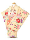 七五三 着物 3歳 レンタル 七五三 被布 レンタル七五三 3歳 女の子 レンタル 着物 セット ひふ 被布セット 三歳 黄色 橘 身長 90cm 95cm 1...