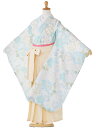 【卒園式 女袴】【卒業式】 着物レンタル 身長115cm 120cm 125cm 7歳 幼稚園 園児 往復送料無料 KAGURA 水色 white hK7673【レンタル】