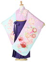 【卒園式 女の子 袴】【shikiburoman】着物レンタル 身長115cm 120cm 125cm 7歳 幼稚園 園児 往復送料無料 藤 水色 hK7599...