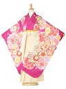 【卒園式 女の子 袴】着物レンタル 身長115cm 120cm 125cm 6歳 7歳 保育園 幼稚園 園児 往復送料無料 花柄 紫 hK7318【レンタル】