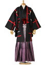 成人式 袴 レンタル 男 卒業式 袴 レンタル 男【メンズ】【20歳】【成人式】【紋付】【羽織着物】【キュプラ×金属糸】黒【】往復送料無料 XG0167【レンタ...