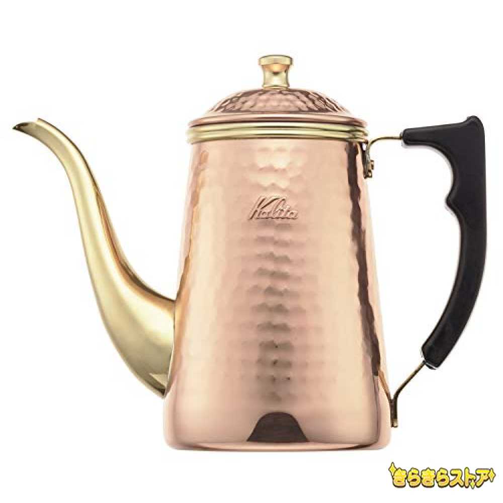 色：銅 サイズ：700ml カリタ Kalita コーヒーポット 銅製 700ml 細口 ノズル 直火 日本製 Cuケトル700 ドリップポット ドリップケトル コーヒー ケトル やかん 喫茶店 カフェ キャンプ アウトドア