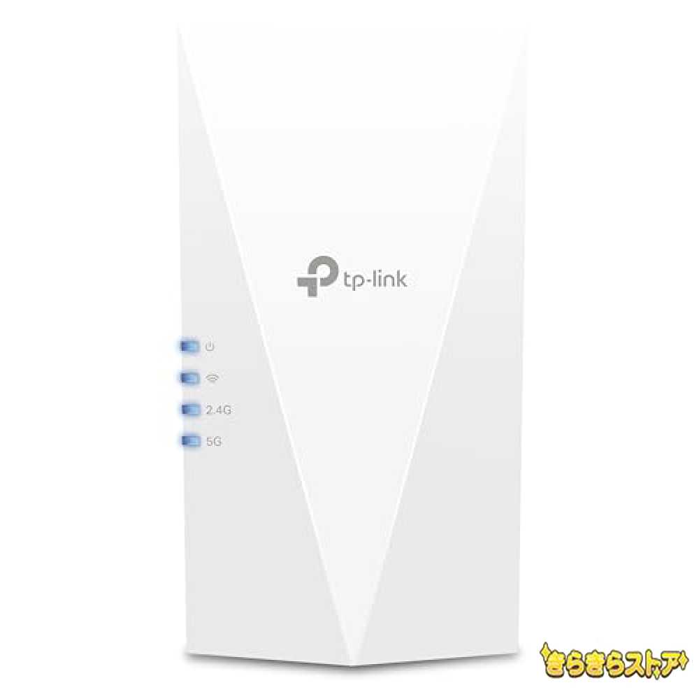 TP-Link Wi-Fi ̵LAN Ѵ Wi-Fi6 б 1201 * 300Mbps 11ax/ac AP⡼ ͭLANݡ RE500X/A